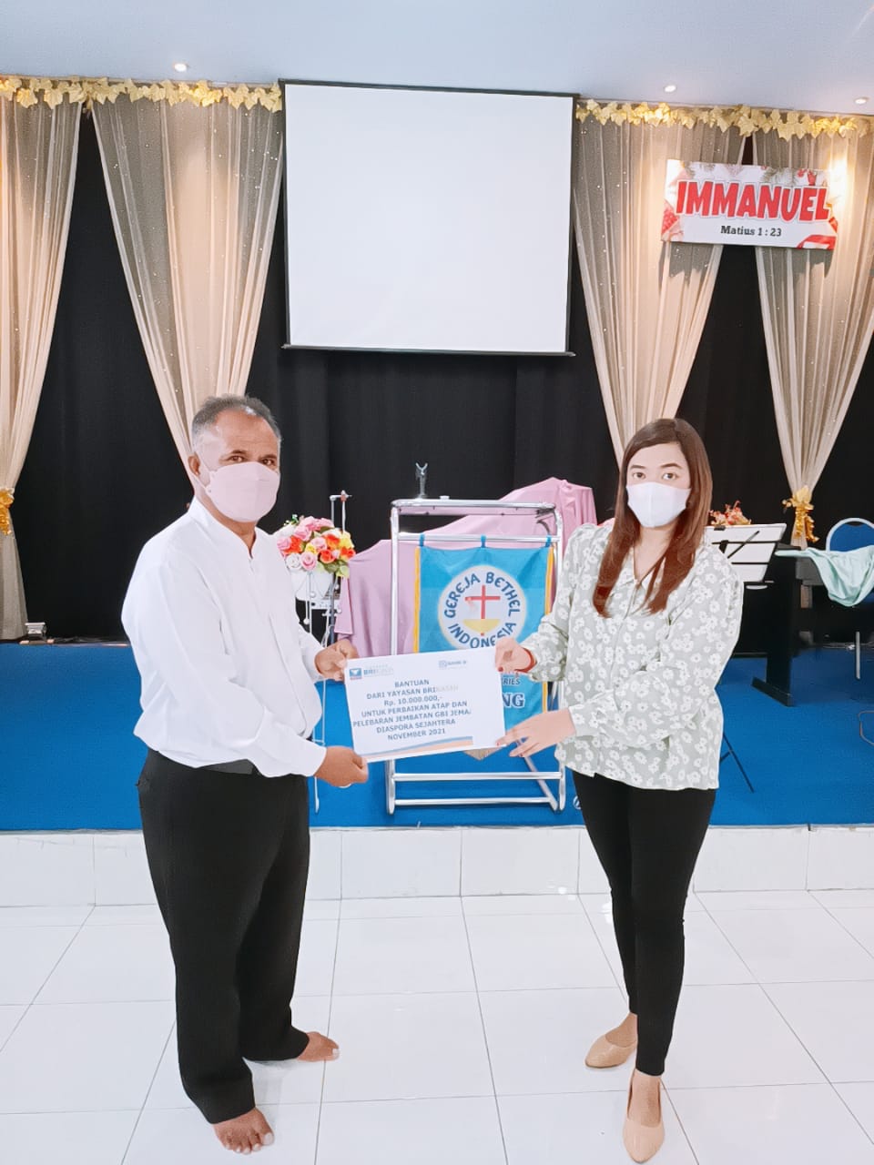 New-Perbaikan Atap Gereja dan pelebaran jembatan GBI Jemaat Diaspora Sejahtera