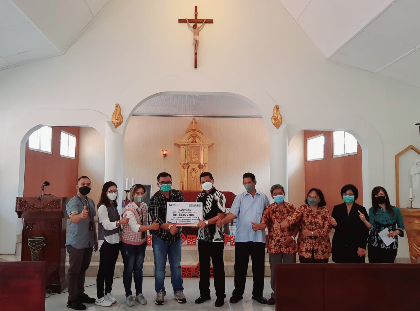 Old-Renovasi pembangunan  dan Toilet Gereja Santo Paulus Wonokarto